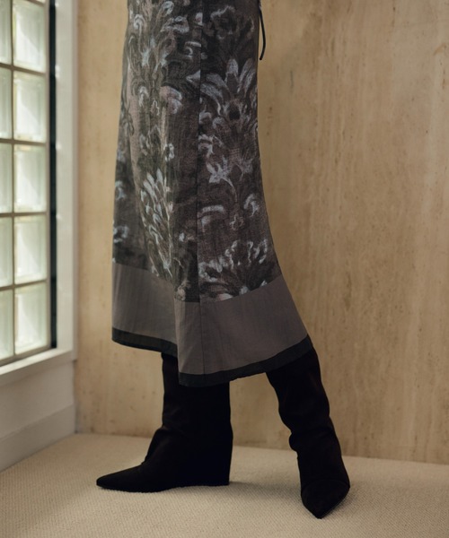 LAULEN(ローレン)の「artistic damask camisole dress /アーティスティックダマスクキャミソールドレス(ワンピース・レディース・ブラウン/グレー・S/M)」の10枚目の写真