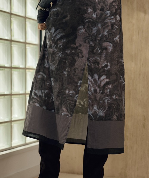 LAULEN(ローレン)の「artistic damask camisole dress /アーティスティックダマスクキャミソールドレス(ワンピース・レディース・ブラウン/グレー・S/M)」の9枚目の写真