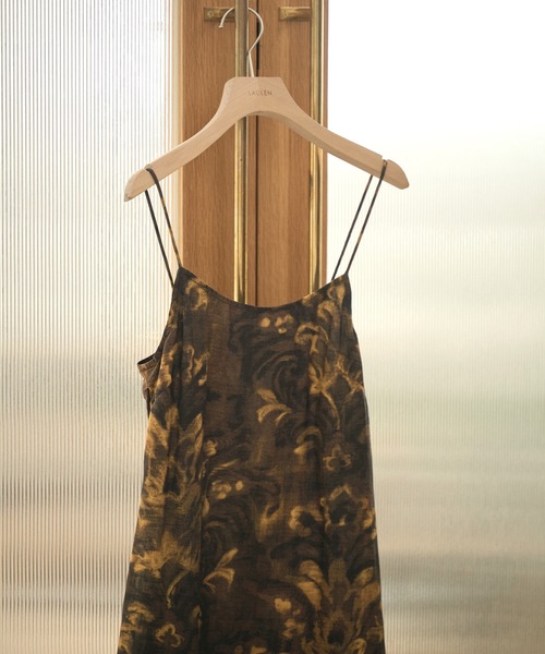 LAULEN(ローレン)の「artistic damask camisole dress /アーティスティックダマスクキャミソールドレス(ワンピース・レディース・ブラウン/グレー・S/M)」の22枚目の写真