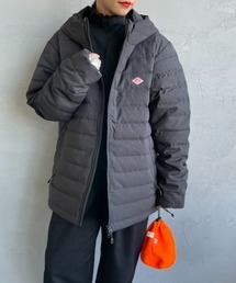【WEB先行予約】[DANTON/ダントン] ウールライクポリエステル ミドルフードダウンジャケット