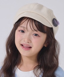 ANAP kids（アナップキッズ）の「缶バッジ付キャスケット（キャップ）」