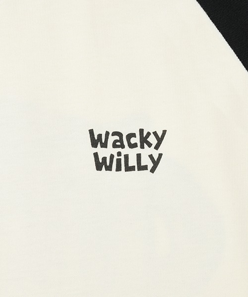 Wacky WiLLy(ワッキーウィリー)の「RAGLAN LONG SLEEVE T-SHIRT(Tシャツ/カットソー・メンズ・ブラック/バーガンディー・SMALL/MEDIUM/LARGE/X-LARGE)」の6枚目の写真