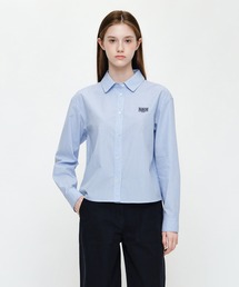 W MICRO CLASSIC LOGO COTTON SHIRT