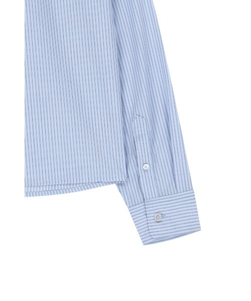 MARITHE + FRANCOIS GIRBAUD（マリテフランソワジルボー）の「W MICRO CLASSIC LOGO COTTON SHIRT（シャツ/ブラウス・レディース・ストライプ/アイボリー・SMALL/MEDIUM）」の16枚目の写真