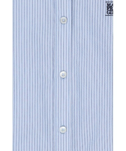 MARITHE + FRANCOIS GIRBAUD（マリテフランソワジルボー）の「W MICRO CLASSIC LOGO COTTON SHIRT（シャツ/ブラウス・レディース・ストライプ/アイボリー・SMALL/MEDIUM）」の17枚目の写真