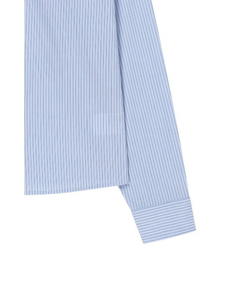 MARITHE + FRANCOIS GIRBAUD（マリテフランソワジルボー）の「W MICRO CLASSIC LOGO COTTON SHIRT（シャツ/ブラウス・レディース・ストライプ/アイボリー・SMALL/MEDIUM）」の19枚目の写真