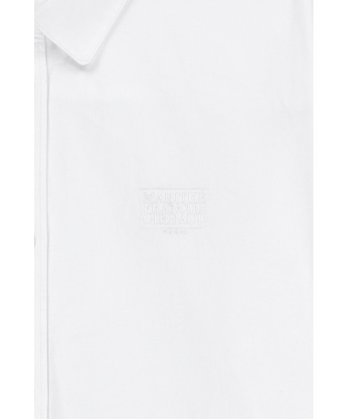 MARITHE + FRANCOIS GIRBAUD（マリテフランソワジルボー）の「W MICRO CLASSIC LOGO COTTON SHIRT（シャツ/ブラウス・レディース・ストライプ/アイボリー・SMALL/MEDIUM）」の7枚目の写真