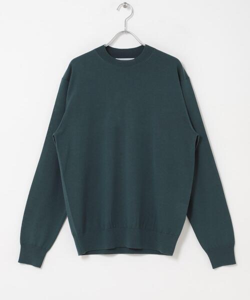 URBAN RESEARCH DOORS(アーバンリサーチドアーズ)の「LIFE STYLE TAILOR マシンウォッシャブルハイゲージクルーニット(シャツ/ブラウス・メンズ・アイボリー/チャコールグレー/グリーン系その他/ブラック・MEDIUM/LARGE)」の15枚目の写真