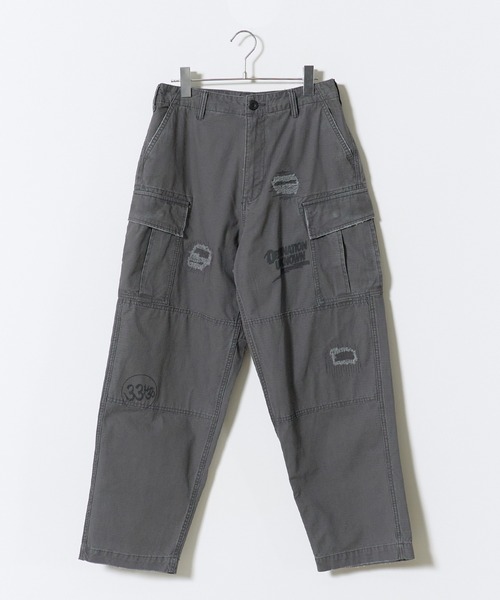 Liberaiders(リベレイダース)の「Liberaiders/リベレイダース DAMAGED BDU PANTS ダメージ加工 カーゴパンツ 迷彩柄 カモフラージュ柄 ミリタリー 2026秋冬 秋服 冬服(カーゴパンツ・メンズ・チャコール/グリーン系その他・S/M/L)」の1枚目の写真