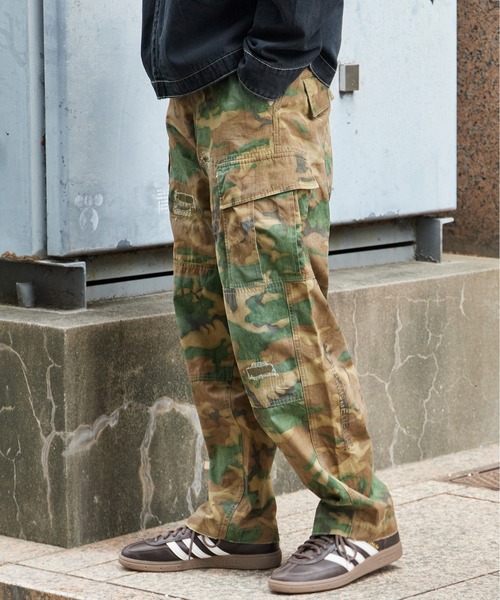 Liberaiders(リベレイダース)の「Liberaiders/リベレイダース DAMAGED BDU PANTS ダメージ加工 カーゴパンツ 迷彩柄 カモフラージュ柄 ミリタリー 2026秋冬 秋服 冬服(カーゴパンツ・メンズ・チャコール/グリーン系その他・S/M/L)」の7枚目の写真