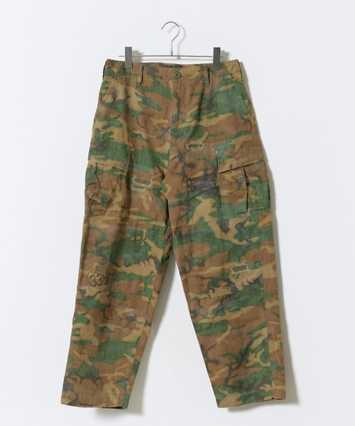 Liberaiders(リベレイダース)の「Liberaiders/リベレイダース DAMAGED BDU PANTS ダメージ加工 カーゴパンツ 迷彩柄 カモフラージュ柄 ミリタリー 2026秋冬 秋服 冬服(カーゴパンツ・メンズ・チャコール/グリーン系その他・S/M/L)」の4枚目の写真