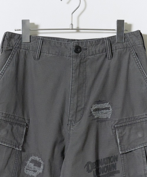 Liberaiders(リベレイダース)の「Liberaiders/リベレイダース DAMAGED BDU PANTS ダメージ加工 カーゴパンツ 迷彩柄 カモフラージュ柄 ミリタリー 2026秋冬 秋服 冬服(カーゴパンツ・メンズ・チャコール/グリーン系その他・S/M/L)」の13枚目の写真
