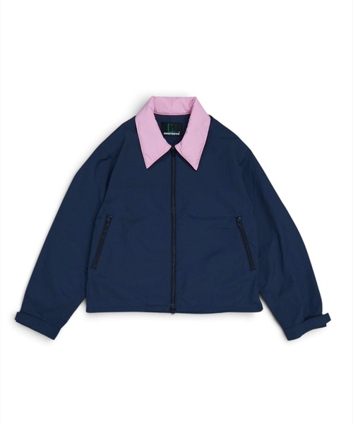 NON TOKYO（ノントーキョー）の「NON TOKYO/ノントーキョー/BI COLOR TECH BLOUSONバイカラーテックブルゾン（ブルゾン・レディース・グリーン/ベージュ/ネイビー・2/1）」の15枚目の写真