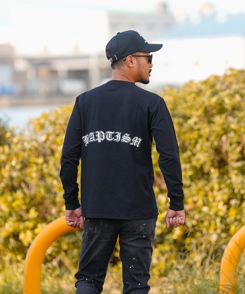 Belinda 長袖カットソー ブラック XSアダムスジャグラー好きにおすすめ RTEGクロスリボンロンティー（Tシャツ/カットソー）｜adamsJUGGLER