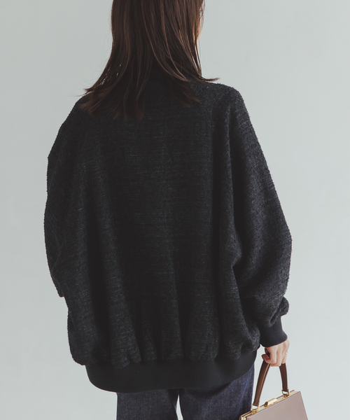 Couture d'adam（クチュールドアダム）の「COUTURE D'ADAM/クチュールドアダム Italian Tweed Tunkers（その他アウター・レディース・ブラック・38）」の2枚目の写真