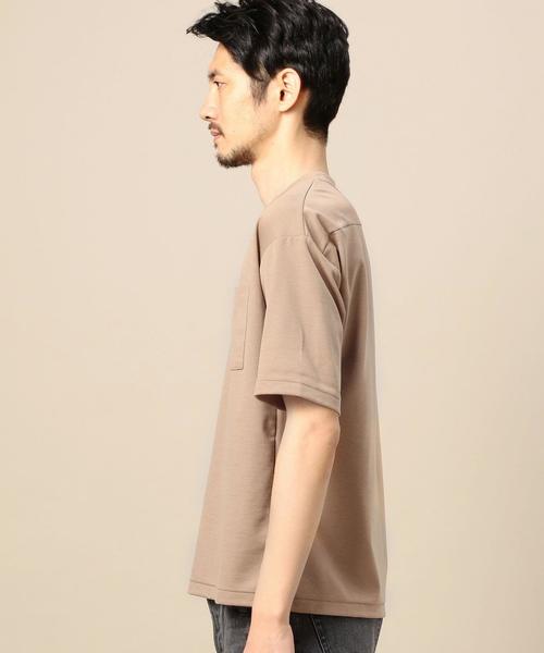 BEAUTY&YOUTH UNITED ARROWS(ビューティーアンドユースユナイテッドアローズ)の「BY ポンチ フォルム ショートスリーブ Tシャツ◆(Tシャツ/カットソー・メンズ・ベージュ/グレー/ネイビー/オリーブ/ブラウン/ダークブラウン/ロイヤルブルー・X-LARGE/LARGE/MEDIUM/SMALL)」の19枚目の写真