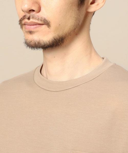 BEAUTY&YOUTH UNITED ARROWS(ビューティーアンドユースユナイテッドアローズ)の「BY ポンチ フォルム ショートスリーブ Tシャツ◆(Tシャツ/カットソー・メンズ・ベージュ/グレー/ネイビー/オリーブ/ブラウン/ダークブラウン/ロイヤルブルー・X-LARGE/LARGE/MEDIUM/SMALL)」の21枚目の写真