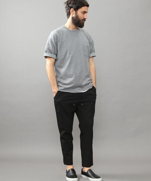 BEAUTY&YOUTH UNITED ARROWS(ビューティーアンドユースユナイテッドアローズ)の「BY ポンチ フォルム ショートスリーブ Tシャツ◆(Tシャツ/カットソー・メンズ・ベージュ/グレー/ネイビー/オリーブ/ブラウン/ダークブラウン/ロイヤルブルー・X-LARGE/LARGE/MEDIUM/SMALL)」の13枚目の写真