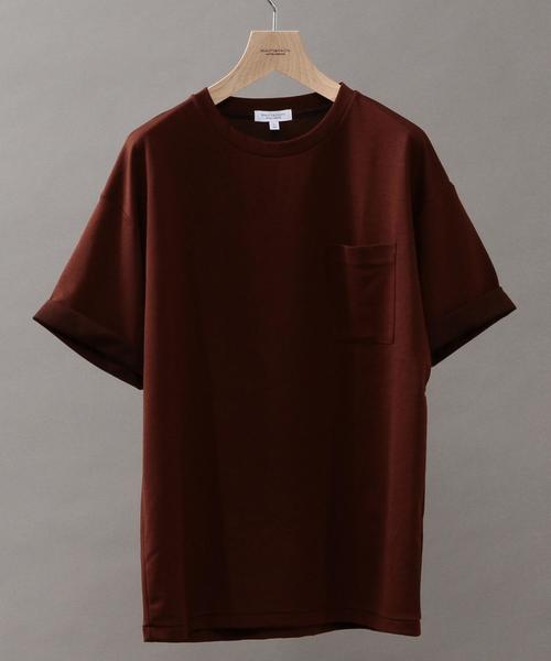 BEAUTY&YOUTH UNITED ARROWS(ビューティーアンドユースユナイテッドアローズ)の「BY ポンチ フォルム ショートスリーブ Tシャツ◆(Tシャツ/カットソー・メンズ・ベージュ/グレー/ネイビー/オリーブ/ブラウン/ダークブラウン/ロイヤルブルー・X-LARGE/LARGE/MEDIUM/SMALL)」の16枚目の写真