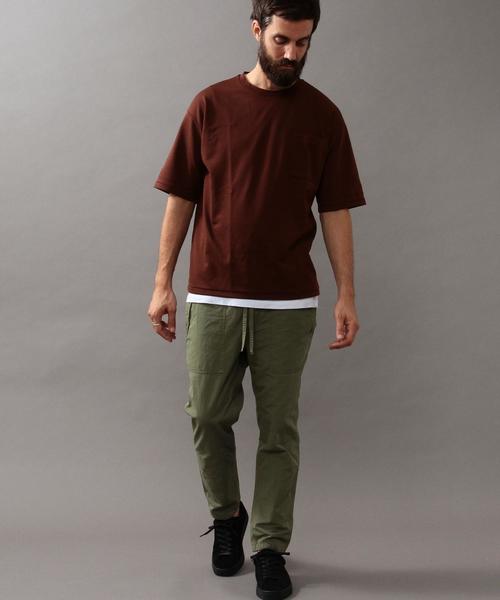 BEAUTY&YOUTH UNITED ARROWS(ビューティーアンドユースユナイテッドアローズ)の「BY ポンチ フォルム ショートスリーブ Tシャツ◆(Tシャツ/カットソー・メンズ・ベージュ/グレー/ネイビー/オリーブ/ブラウン/ダークブラウン/ロイヤルブルー・X-LARGE/LARGE/MEDIUM/SMALL)」の18枚目の写真