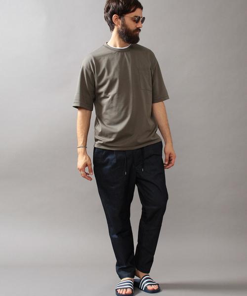 BEAUTY&YOUTH UNITED ARROWS(ビューティーアンドユースユナイテッドアローズ)の「BY ポンチ フォルム ショートスリーブ Tシャツ◆(Tシャツ/カットソー・メンズ・ベージュ/グレー/ネイビー/オリーブ/ブラウン/ダークブラウン/ロイヤルブルー・X-LARGE/LARGE/MEDIUM/SMALL)」の10枚目の写真