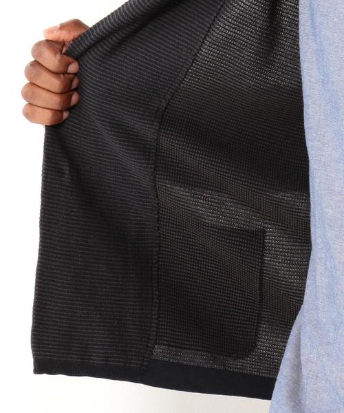 UNITED ARROWS（ユナイテッドアローズ）の「USET ハイゲージ ショール カーディガン †◆（ニット/セーター・メンズ・グレー/ネイビー・X-LARGE/LARGE/SMALL/MEDIUM）」の8枚目の写真