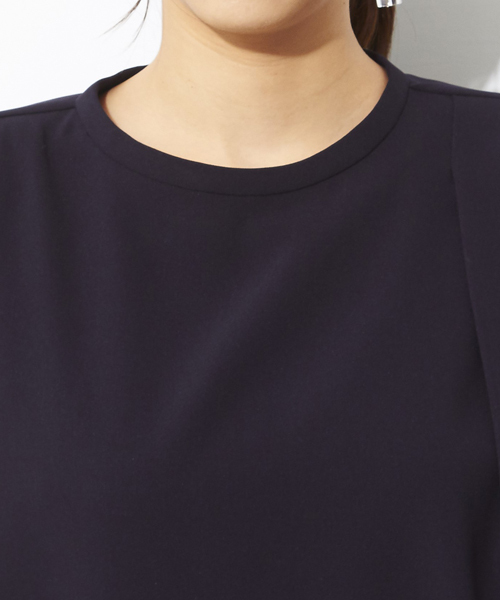 STUDIOUS（ステュディオス）の「2ピースアシメワンピース（ワンピース・レディース・ネイビー/ベージュ/パープル/ブラック・0/1）」の11枚目の写真