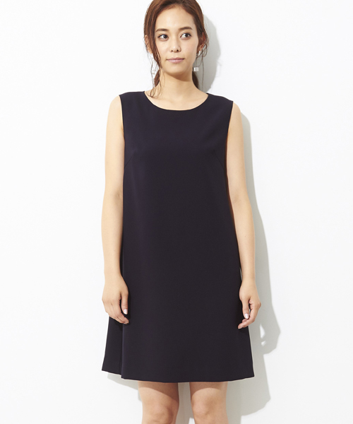 STUDIOUS（ステュディオス）の「2ピースアシメワンピース（ワンピース・レディース・ネイビー/ベージュ/パープル/ブラック・0/1）」の14枚目の写真