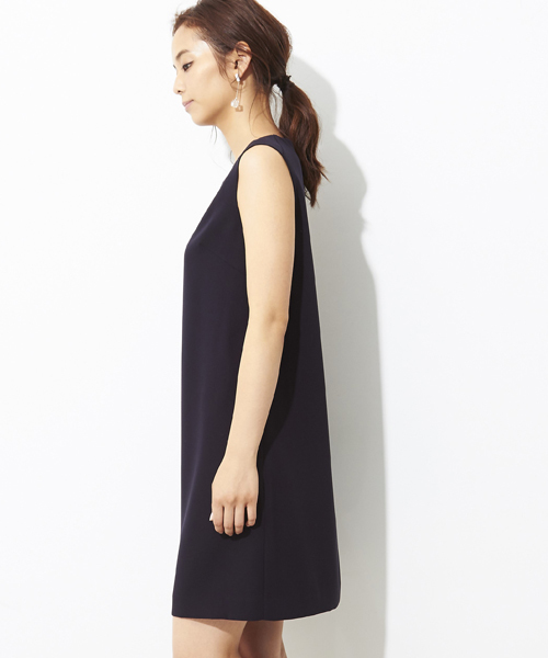 STUDIOUS（ステュディオス）の「2ピースアシメワンピース（ワンピース・レディース・ネイビー/ベージュ/パープル/ブラック・0/1）」の15枚目の写真