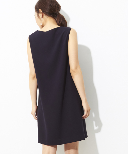 STUDIOUS（ステュディオス）の「2ピースアシメワンピース（ワンピース・レディース・ネイビー/ベージュ/パープル/ブラック・0/1）」の16枚目の写真