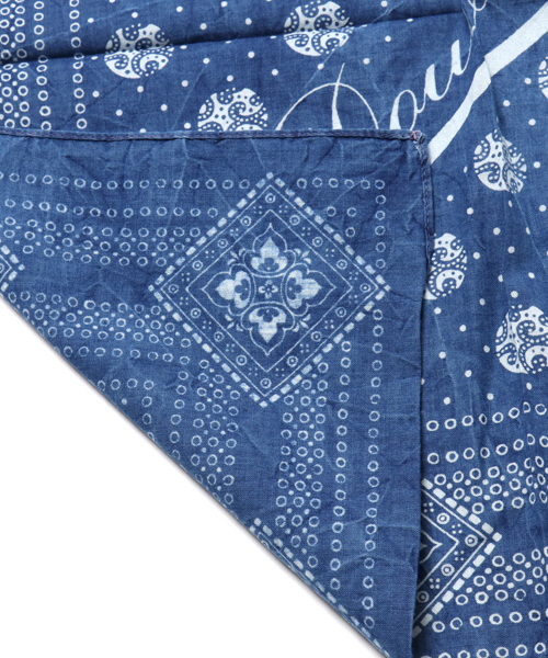 RRL（ダブル アール エル）の「インディゴダイド バンダナ（バンダナ