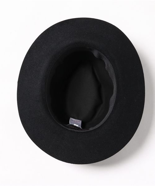 LAROSE PARIS（ラロースパリ）の「LAROSE ラロース 別注 FEDORA HAT LA162261010034（ハット・メンズ・ブラック/キャメル・L）」の6枚目の写真