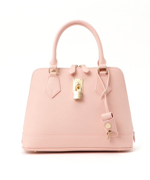 Samantha Thavasa(サマンサタバサ)の「ダスティレディアゼル【3年保証対象】(ハンドバッグ・レディース・ピンクベージュ/グレイッシュベージュ/チェリーピンク/ミント・FREE)」の4枚目の写真