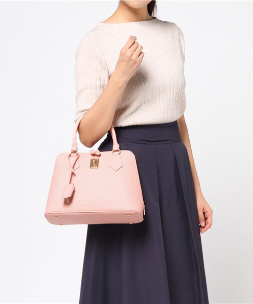 Samantha Thavasa(サマンサタバサ)の「ダスティレディアゼル【3年保証対象】(ハンドバッグ・レディース・ピンクベージュ/グレイッシュベージュ/チェリーピンク/ミント・FREE)」の9枚目の写真