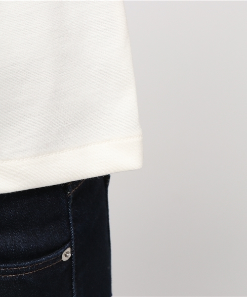 laboratory work（ラボラトリーワーク）の「袖オーガンジーレース 衿タックプルオーバー（Tシャツ/カットソー・レディース・ライトグレー/オフホワイト/ライトベージュ・MEDIUM）」の9枚目の写真