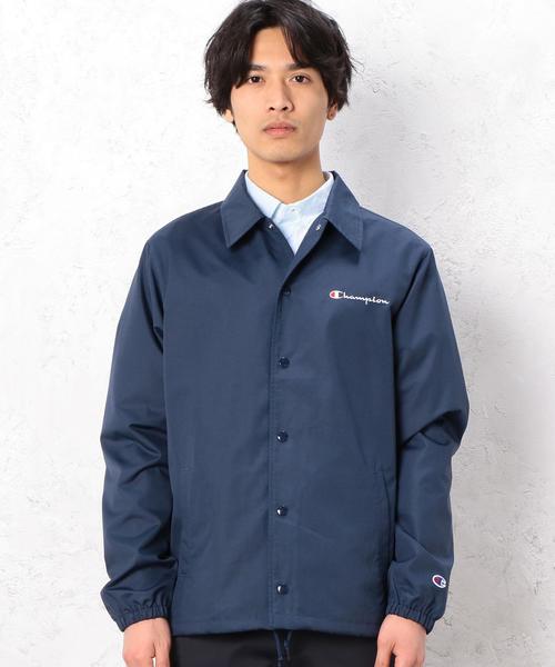 Champion（チャンピオン）の「[チャンピオン] SC★CHAMPION コーチジャケット（ブルゾン・メンズ・ブラック/ネイビー・LARGE/MEDIUM/SMALL）」の4枚目の写真