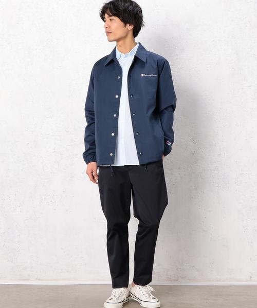 Champion（チャンピオン）の「[チャンピオン] SC★CHAMPION コーチジャケット（ブルゾン・メンズ・ブラック/ネイビー・LARGE/MEDIUM/SMALL）」の6枚目の写真