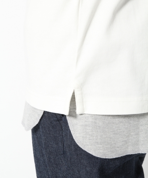 GLOBAL WORK（グローバルワーク）の「【吸水速乾・汗ジミ軽減】ＭＶＳクルーネックＴ/739320（Tシャツ/カットソー・メンズ・ネイビー/オフホワイト/ホワイト/グリーン系その他・LARGE/MEDIUM/X-LARGE/SMALL）」の12枚目の写真