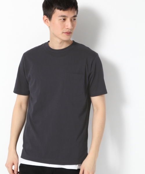 GLOBAL WORK（グローバルワーク）の「【吸水速乾・汗ジミ軽減】ＭＶＳクルーネックＴ/739320（Tシャツ/カットソー・メンズ・ネイビー/オフホワイト/ホワイト/グリーン系その他・LARGE/MEDIUM/X-LARGE/SMALL）」の18枚目の写真