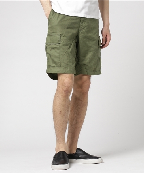 HYSTERIC GLAMOUR（ヒステリックグラマー）の「カーゴショーツ（カーゴパンツ・メンズ・カーキ/グリーン系カモフラージュ/ブラック・SMALL/MEDIUM/LARGE）」の2枚目の写真