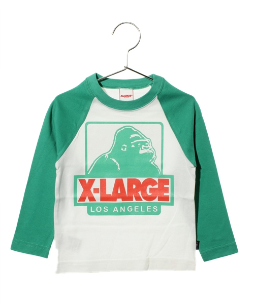 XLARGE KIDS（エクストララージキッズ）の「L/S BB TEE OG（Tシャツ/カットソー・キッズ・ホワイト/アッシュグレー/ピンク・4T/5T/6T）」の2枚目の写真