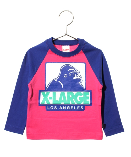 XLARGE KIDS（エクストララージキッズ）の「L/S BB TEE OG（Tシャツ/カットソー・キッズ・ホワイト/アッシュグレー/ピンク・4T/5T/6T）」の3枚目の写真