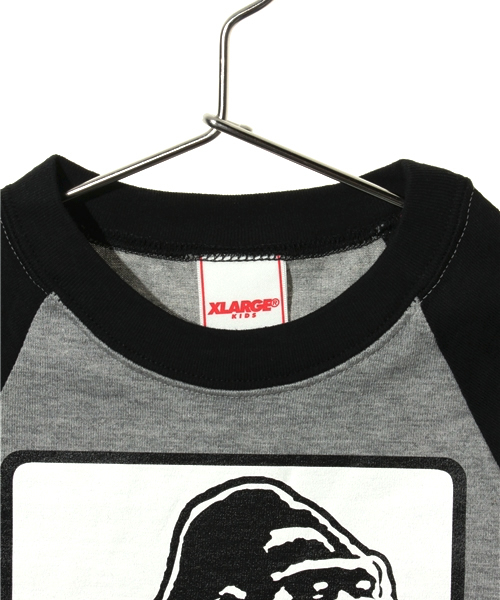 XLARGE KIDS（エクストララージキッズ）の「L/S BB TEE OG（Tシャツ/カットソー・キッズ・ホワイト/アッシュグレー/ピンク・4T/5T/6T）」の5枚目の写真