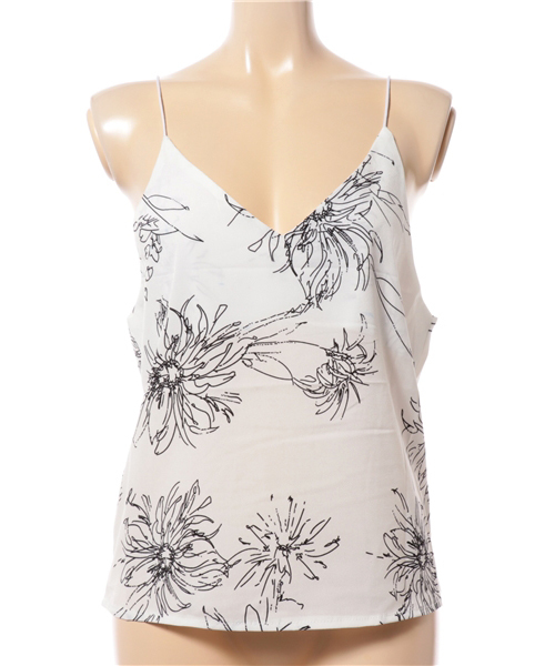 fifth（フィフス）の「モノトーン花柄キャミソール（キャミソール・レディース・ブラック/ホワイト・MEDIUM）」の6枚目の写真