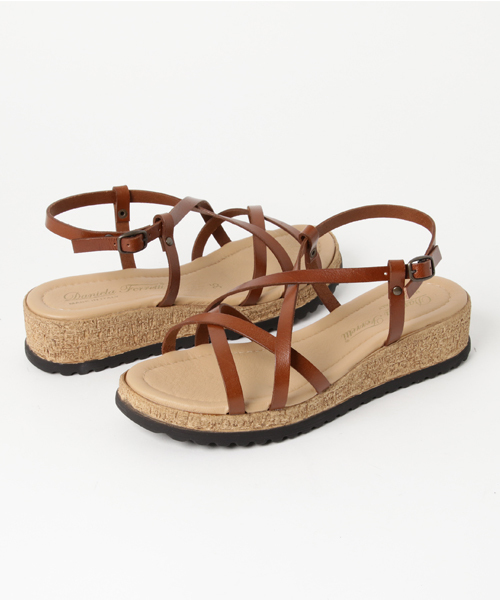 atmos pink(アトモスピンク)の「DANIELA FERRETTI(2951)(サンダル・レディース・ブラウン/ネイビー/ピンク・38/36/37/35)」の2枚目の写真