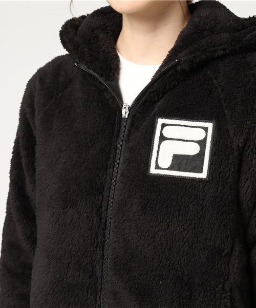 FILA（フィラ）の「フリースジャケット FL-9C25137FJ（ブルゾン・レディース・ホワイト/ブラック/ネイビー・LL/L/S/M）」の9枚目の写真