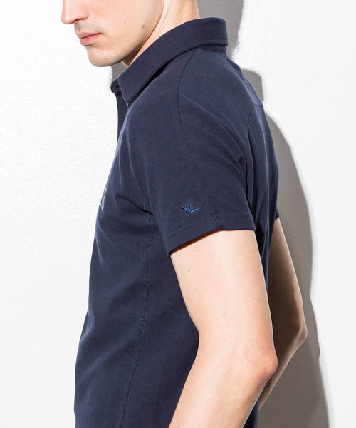 1PIU1UGUALE3  RELAX （ウノピゥウノウグァーレトレ リラックス）の「1PIU1UGUALE3 RELAX(ウノピゥウノウグァーレトレ)カノコロゴポロシャツ（ポロシャツ・メンズ・ホワイト/ブラック/ネイビー・SMALL/MEDIUM/LARGE/X-LARGE）」の6枚目の写真