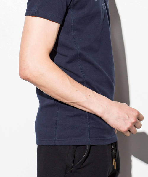 1PIU1UGUALE3  RELAX （ウノピゥウノウグァーレトレ リラックス）の「1PIU1UGUALE3 RELAX(ウノピゥウノウグァーレトレ)カノコロゴポロシャツ（ポロシャツ・メンズ・ホワイト/ブラック/ネイビー・SMALL/MEDIUM/LARGE/X-LARGE）」の7枚目の写真