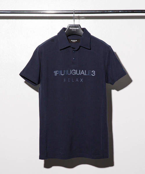 1PIU1UGUALE3  RELAX （ウノピゥウノウグァーレトレ リラックス）の「1PIU1UGUALE3 RELAX(ウノピゥウノウグァーレトレ)カノコロゴポロシャツ（ポロシャツ・メンズ・ホワイト/ブラック/ネイビー・SMALL/MEDIUM/LARGE/X-LARGE）」の11枚目の写真
