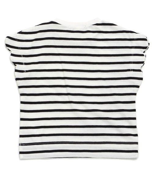 apres les cours（アプレレクール）の「スカラップ半袖Tシャツ（Tシャツ/カットソー・キッズ・その他/カーキ/オフホワイト/イエロー/グレー/ローズ・90/130/110/100/120/140/80）」の20枚目の写真